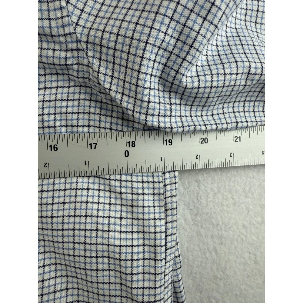 Ralph Lauren Kids Blue Plaid Long Sleeve Button Down‎ Shirt - Size L